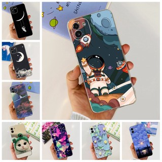 Ốp Điện Thoại Silicon TPU Mềm Trong Suốt Chống Sốc In Hình Phi Hành Gia Cho Samsung Galaxy A04 A03 A04e A04S A03S A03 Core
