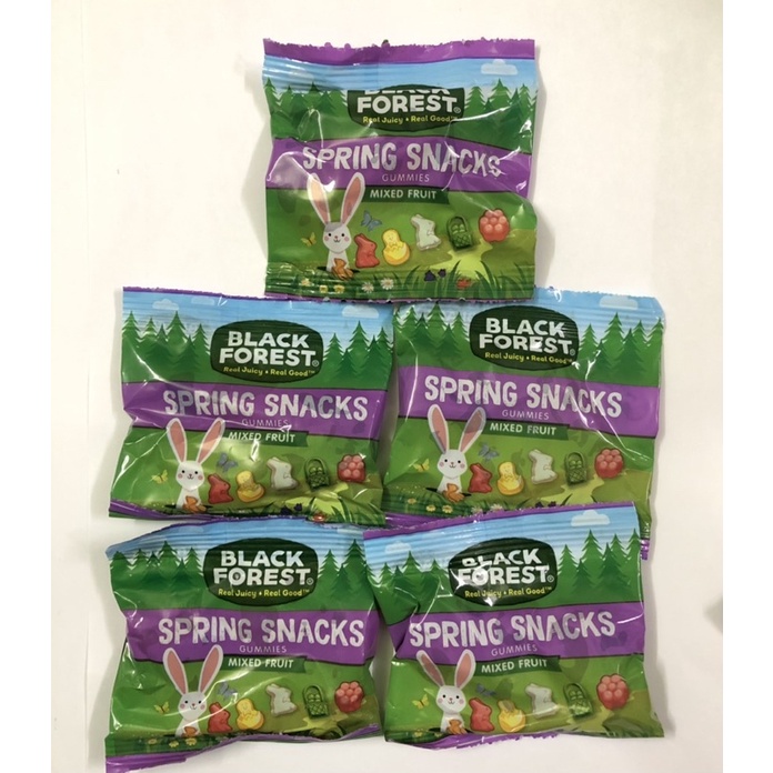 Kẹo Dẻo Trái Cây Black Forest Spring Snacks Fruit Flavored Snacks Của Mỹ [COMBO 5 GÓI]