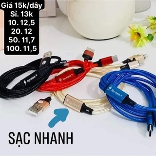 Cáp sạc điện thoại 3 đầu , dây sạc 3 đầu