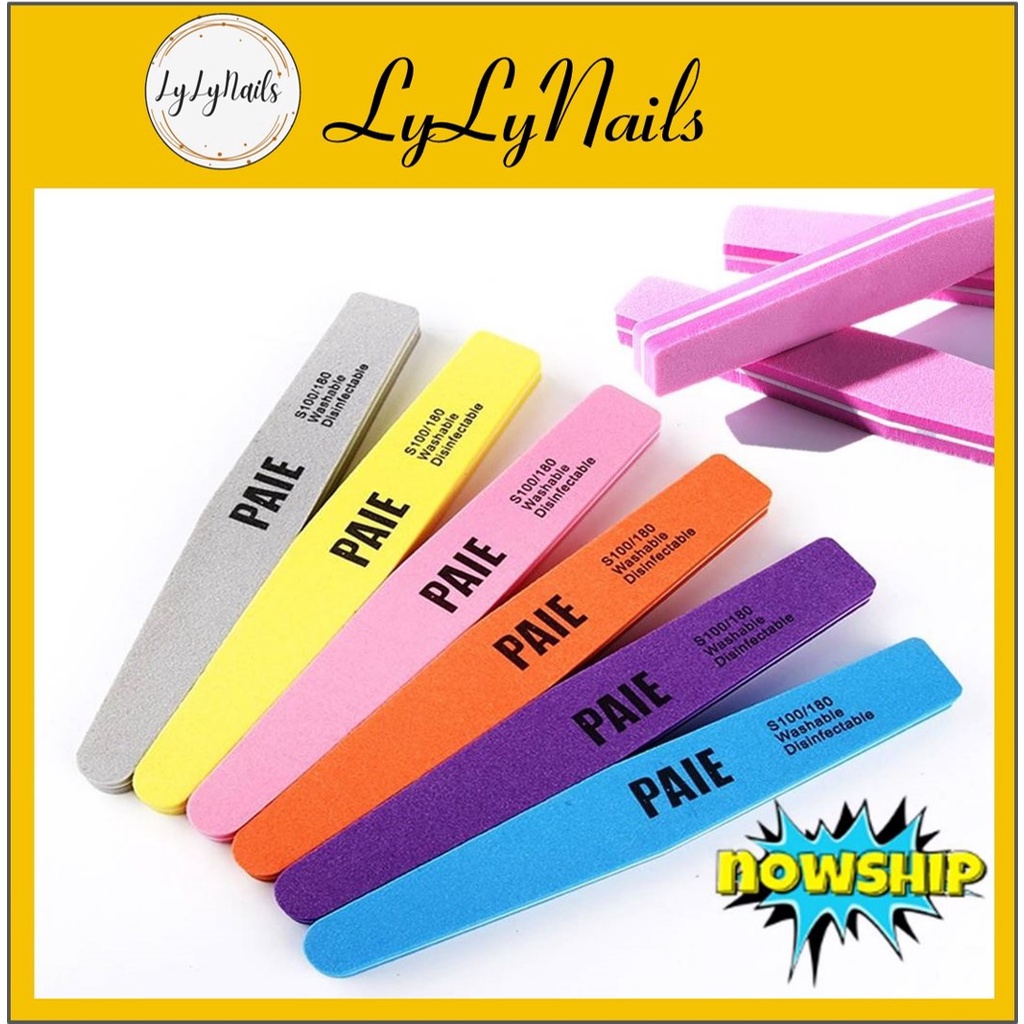 Dũa xốp 100/180,dũa móng tay làm nail