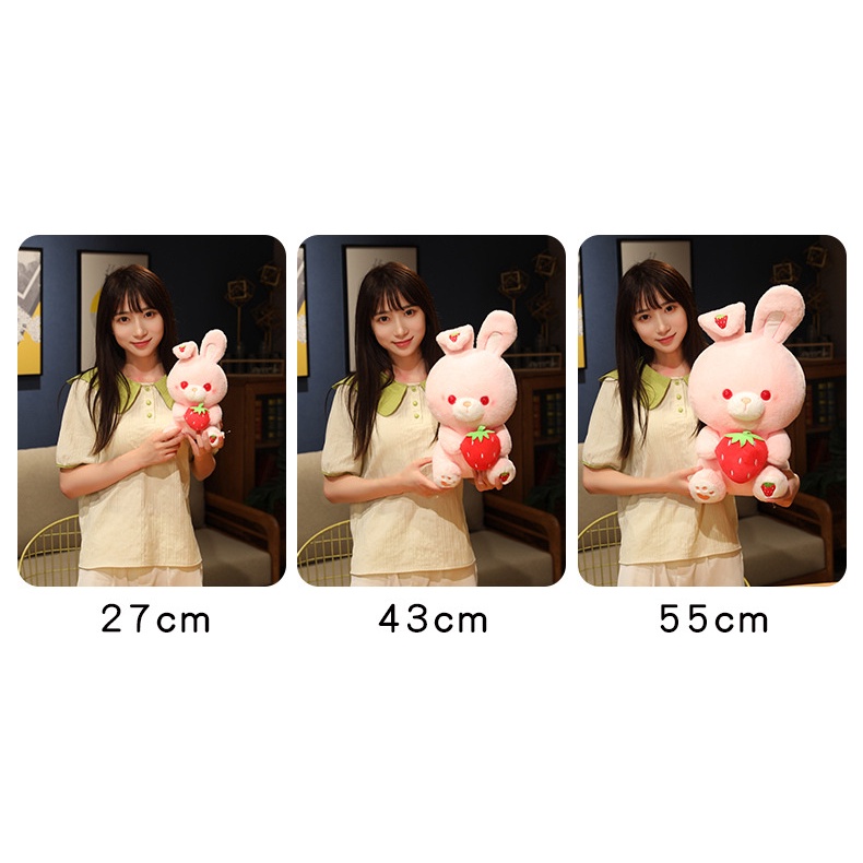 Thỏ Nhồi Bông Thiết Kế Sáng Tạo Dễ Thương Dành Cho Nữ