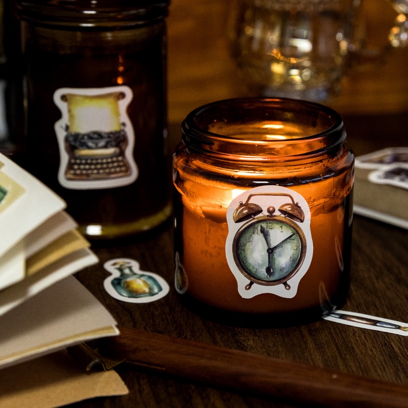 Hộp 46 Miếng Dán Ghi Chú Trang Trí Nhật Ký Phong Cách Vintage Penlab C7336