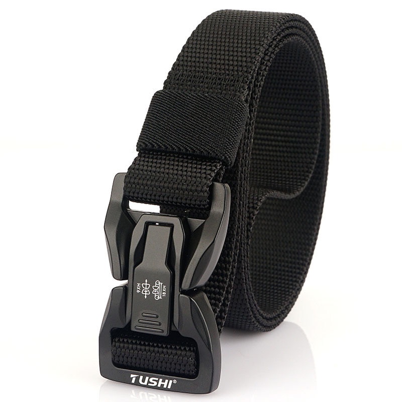 Thắt Lưng Nylon 2.5Cm Chịu Lực Cao Có Khóa Kim Loại Dành Cho Nam
