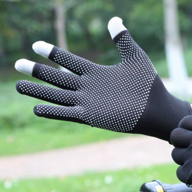Găng Tay Lái Xe Thoáng Khí Chống Trượt Có Thể Chạm Màn Hình Cảm Ứng