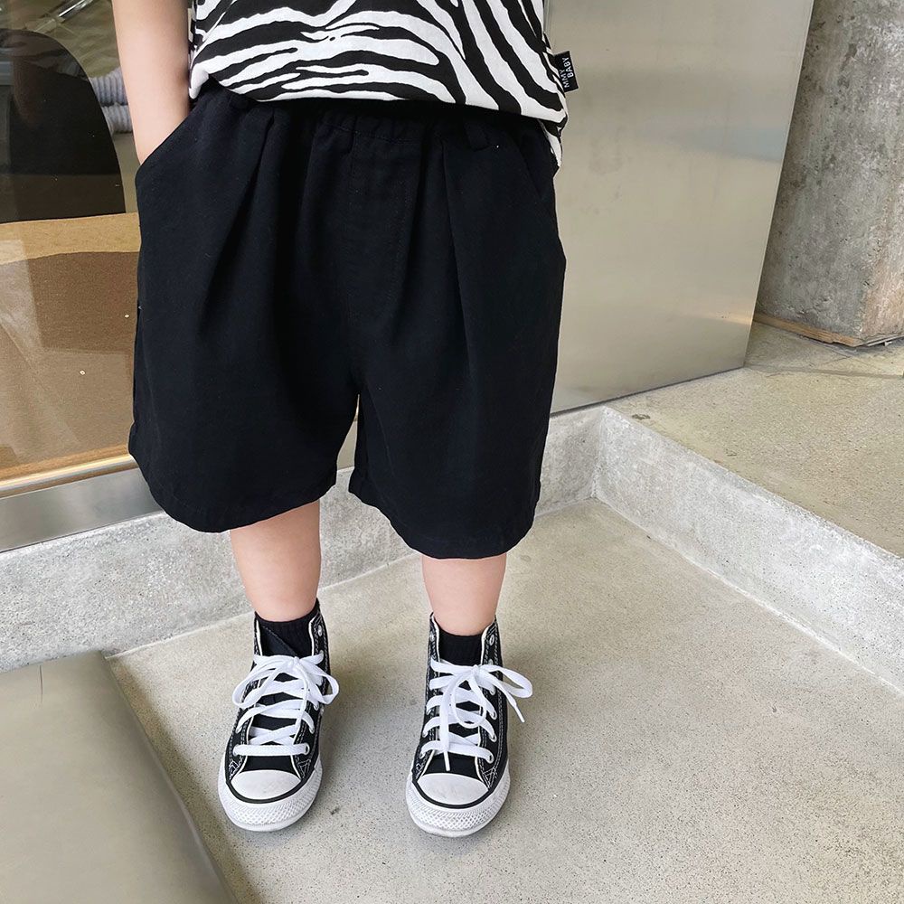 Quần Short Dáng Rộng Màu Trơn Đơn Giản Thời Trang Hàn Quốc Mới Cho Nam