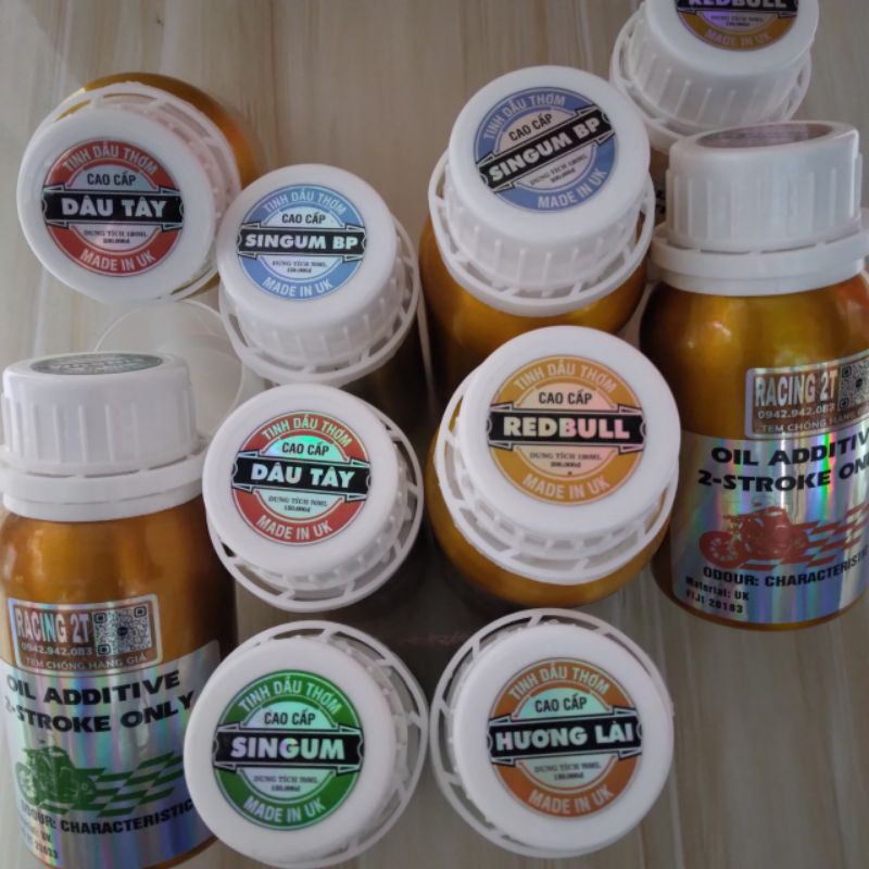 Phụ gia tinh dầu thơm XÌPO 2T Mùi cực thơm pha Xăng Hoặc Nhớt.