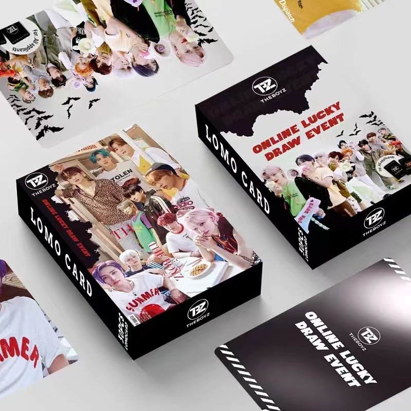 Hộp ảnh lomo card hai mặt NEW JEANS LESSERAFIM Album STRAY IVE NMIXX KEP1ER THE BOYZ ITZY TXT