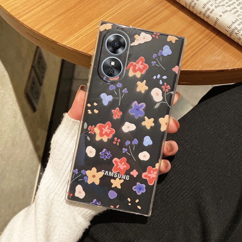 Ốp Điện Thoại TPU Dẻo Họa Tiết Hoa Nhỏ Xinh Cho OPPO Reno 8 8T Reno8 T A78 A17K 4G 5G OPPOA78 Reno8T 2023