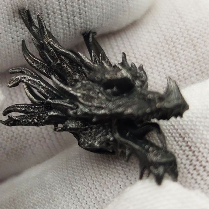 Mặt Dây Chuyền Hình Đầu Rồng Bằng Đồng Nguyên Chất Phong Cách Retro