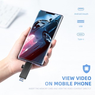 Đầu Đọc Thẻ Nhớ USB 2.0 Type C Micro USB / TF / SD OTG