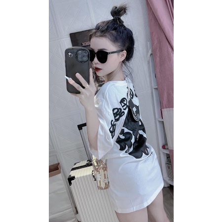 Áo phông chữ thập chữ vai hai mặt LN12