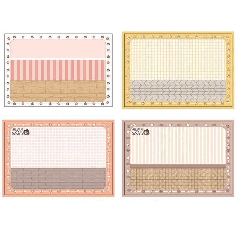 Bộ sticker hoạt hình dán ghép phong cảnh