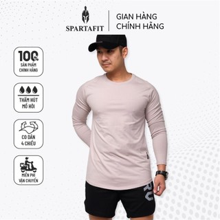Áo thun thể thao nam dài tay asrv silver spartafit
