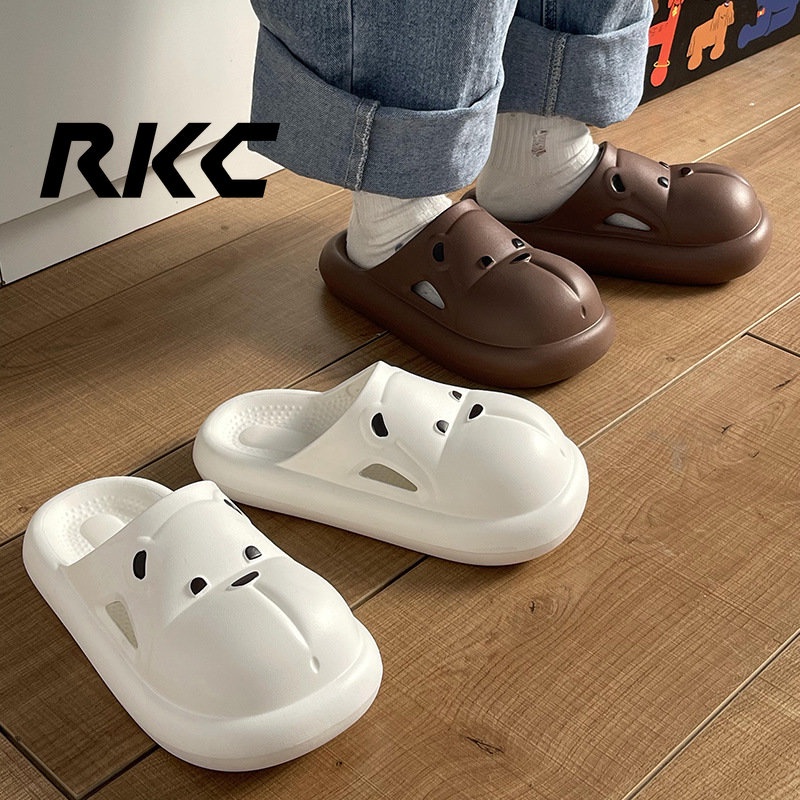 Dép Đi Trong Nhà Đế Dày Chống Trượt Chống Va Chạm Họa Tiết Hoạt Hình Dễ Thương Cho Cặp Đôi