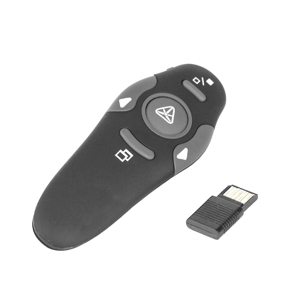 1 Bộ Bút Laser Trình Chiếu Không Dây 2.4GHz USB ppt Kèm Điều Khiển Từ Xa Dành Cho Dạy Học / Thuyết Trình PowerPoint TTC 2.4GHz