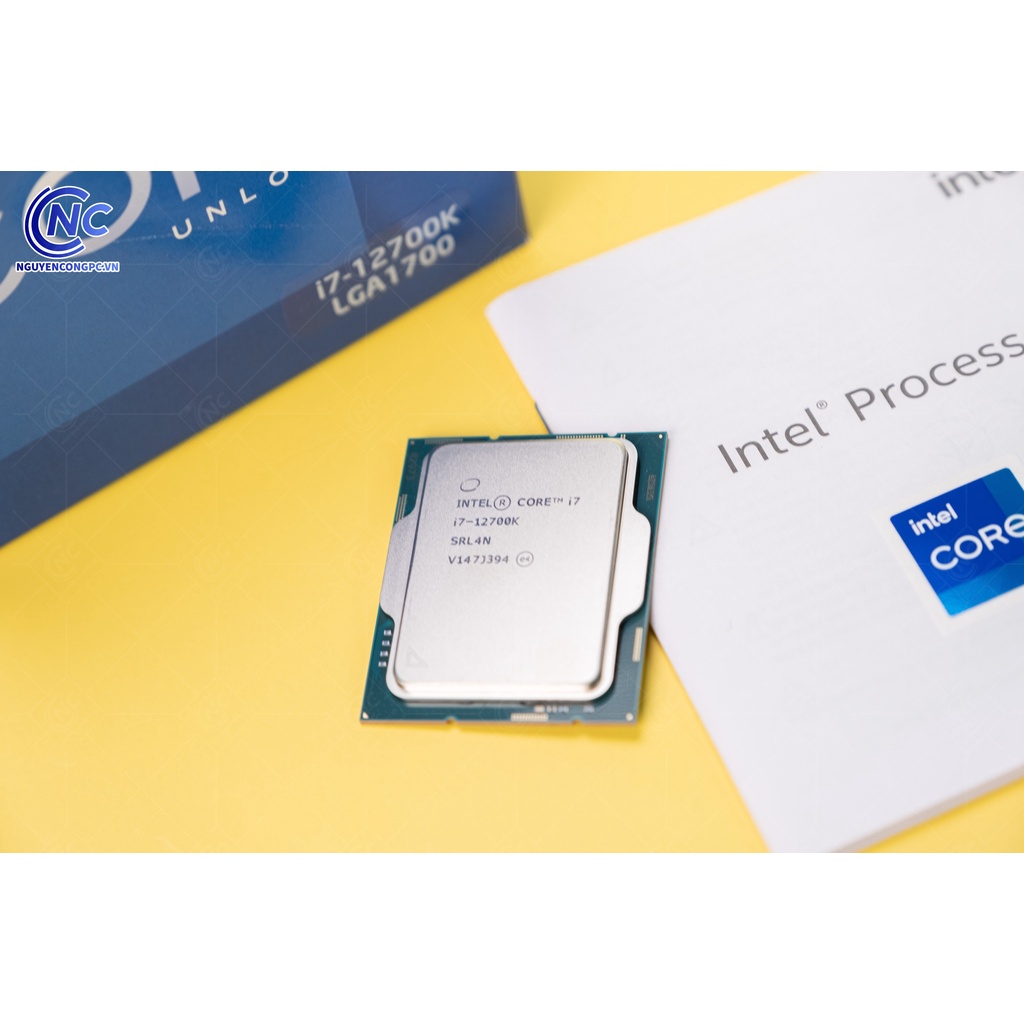 CPU Intel Core i7-12700K ép xung đời 12 LGA1700 12 nhân 20 luồng 4.9Ghz 125W Full Box - Bảo hành 36 Tháng