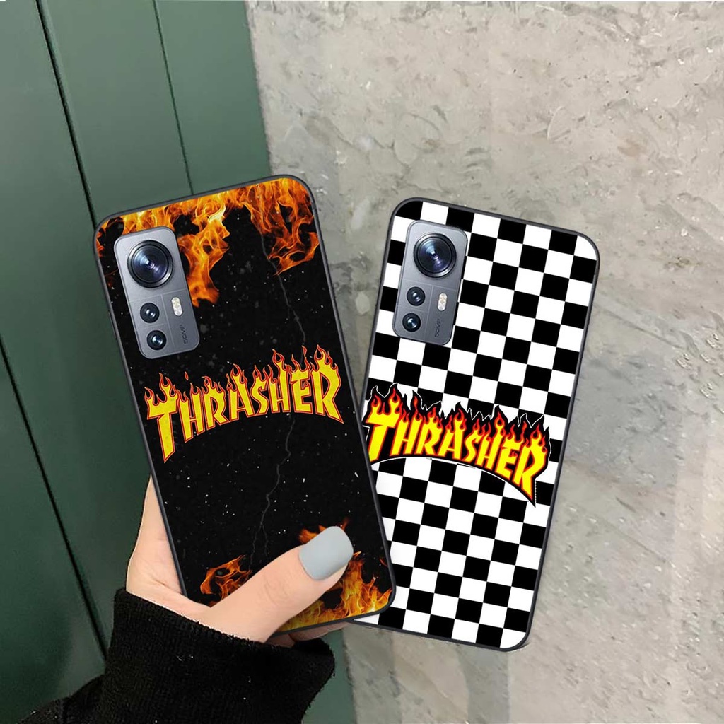 Ốp lưng Xiaomi 12 / Xiaomi 12 Pro hình caro, thời trang hàng hiệu cao cấp, vỏ ốp rẻ đẹp