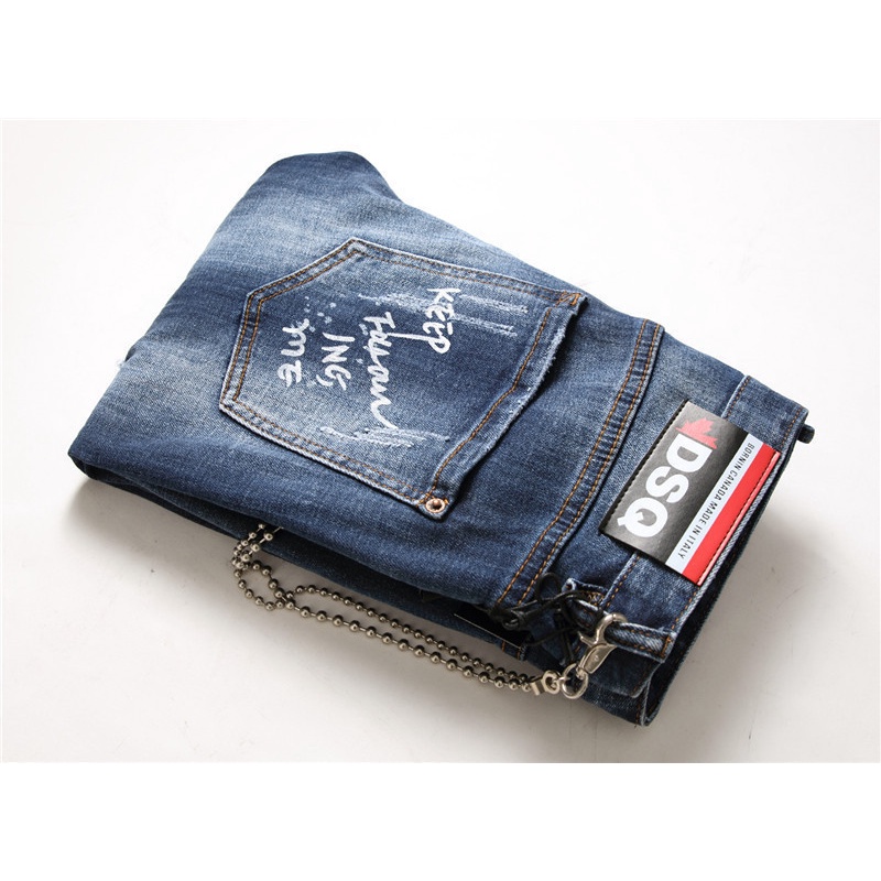 Quần Jean DSQ 22 Lá Phong Ba Chiều Co Giãn Mới D2