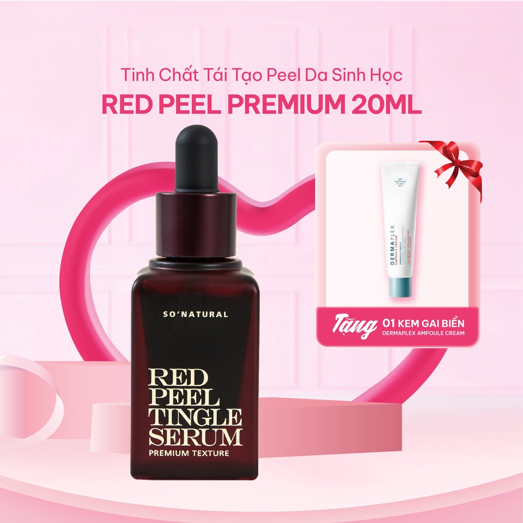 Red Peel Tingle Serum Premium 20ML Tinh Chất Tái Tạo Peel Da Sinh Học  So Natural Chính Hãng Hàn Quốc 