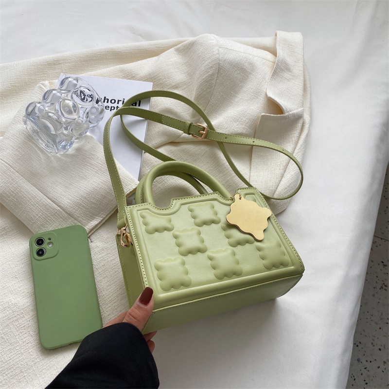 Túi Đeo Vai Hình Vuông Phong Cách Phương Tây Hàn Quốc Chất Lượng Cao Cho Nữ