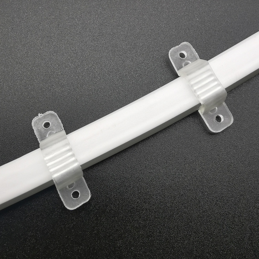 Bộ 50 Kẹp Nhựa Cố Định 10mm 12.5mm 14mm 17mm Chống Thấm Nước Cho Dây Đèn LED 220V 110V 5050 3014 5730 2835