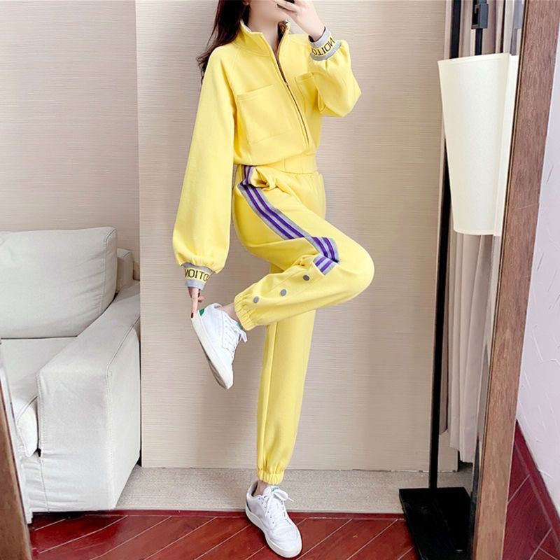 Set Đồ Thể Thao Hai Món Thời Trang Xuân Thu Cho Nữ