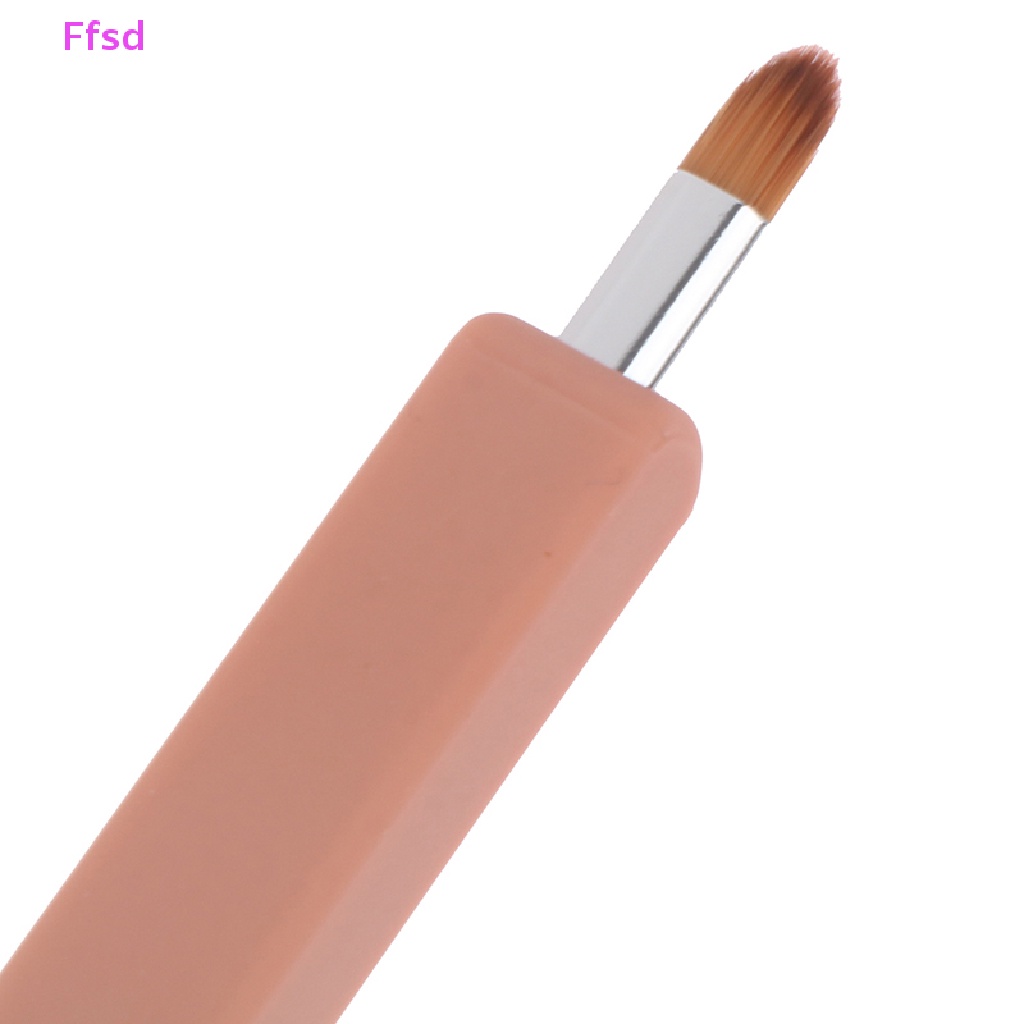 {Ffsd} Cọ Trang Điểm Môi Di Động Với Nắp Bảo Vệ Dụng Cụ Trang Điểm Có Thể Thu Vào * Bán Chạy