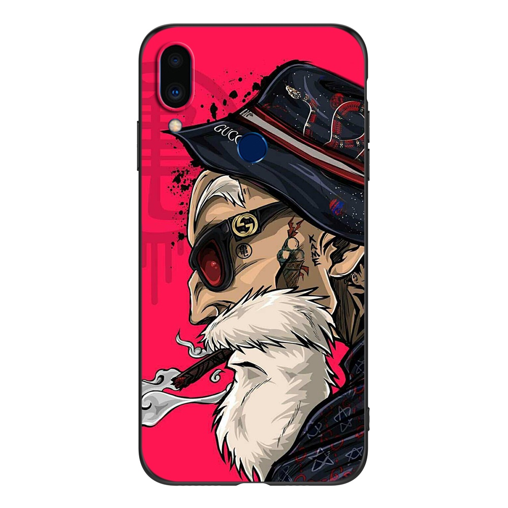 Ốp Điện Thoại Tpu Dẻo Màu Đen In Hình Hoạt Hình Sư Tử / Gấu Đáng Yêu Cho Meizu NOTE 9 2019 Dễ Thương