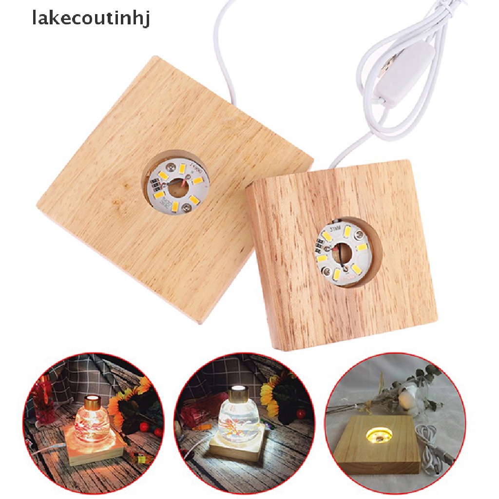 Đế Đèn LED Hình Vuông Đứng Trưng Bày Trang Trí