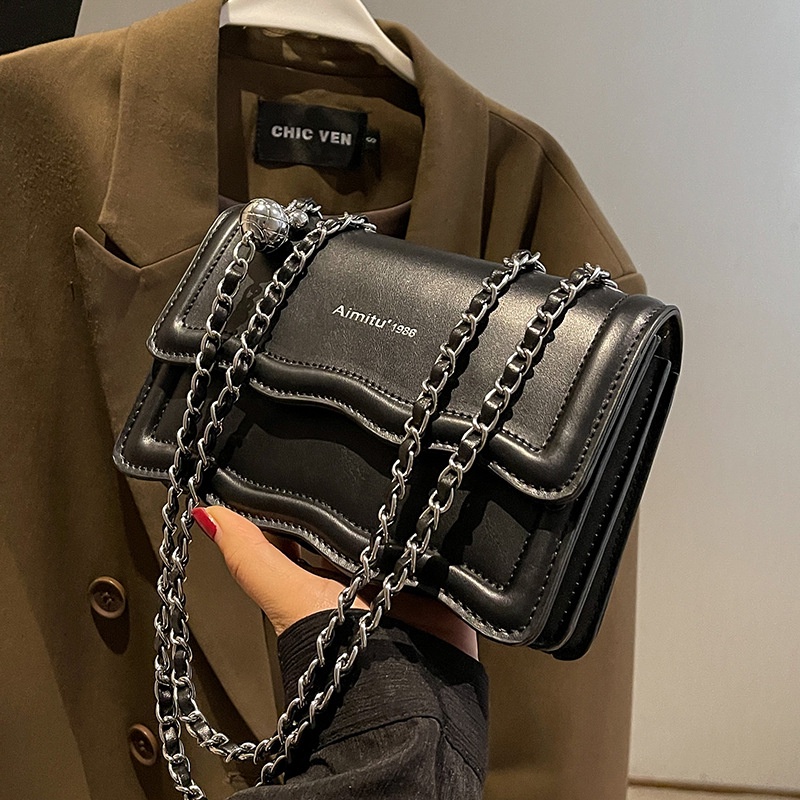 Túi Đeo Chéo Màu Trơn Phong Cách Thời Trang Đơn Giản Cho Nữ