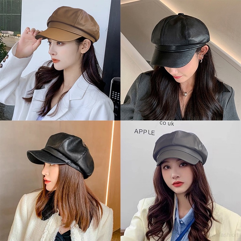 Mũ Nồi Da Pu Thiết Kế Đơn Giản Dễ Phối Đồ