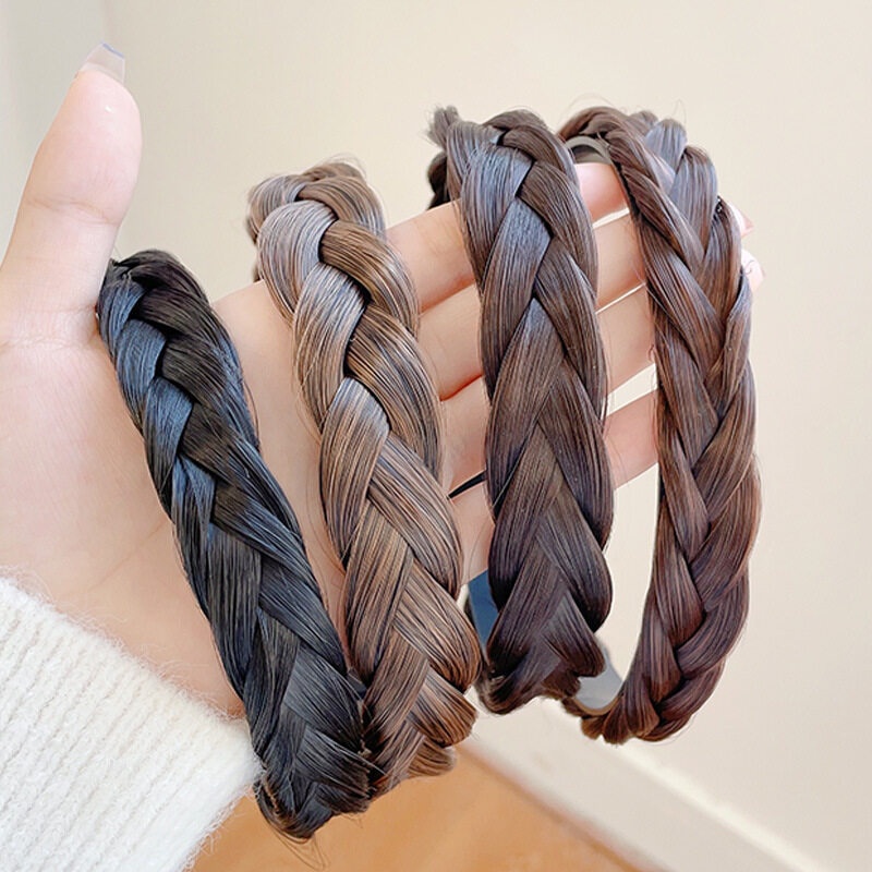 Cài Tóc Giả Thắt Bím Xương Cá Phong Cách Hàn Quốc Thời Trang Cho Nữ