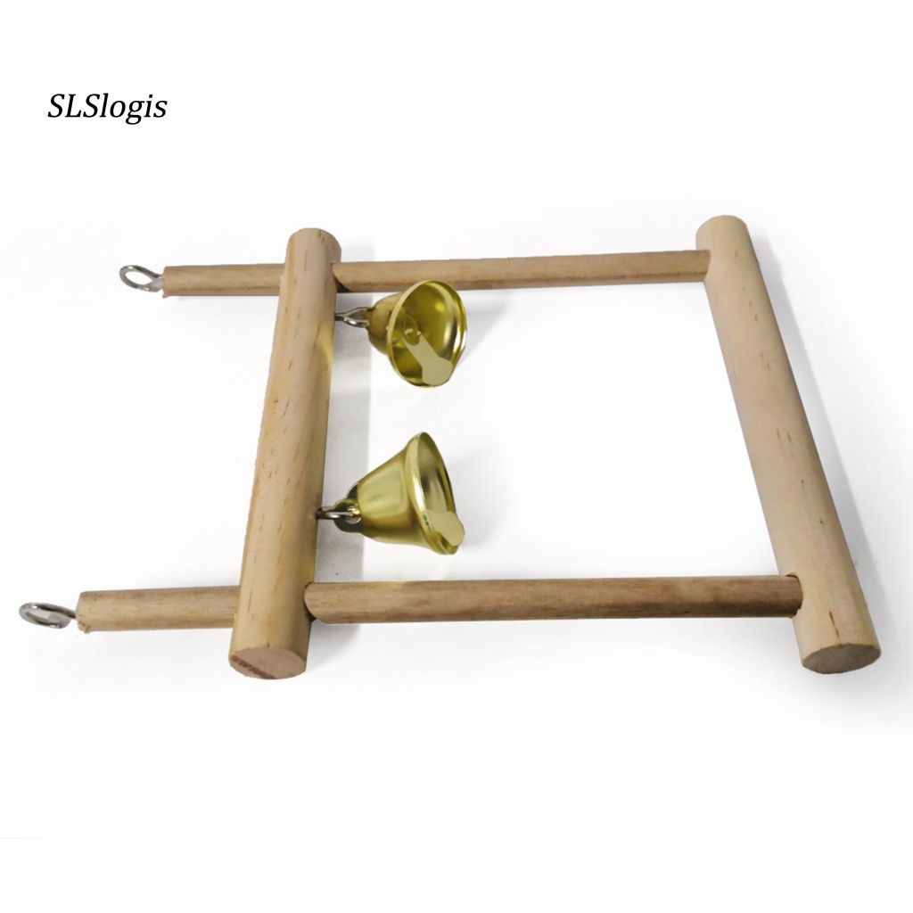 Set 8 Thang Gỗ Đồ Chơi Nhiều Màu Sắc Siêu Thú Vị Dành Cho Chim Cảnh