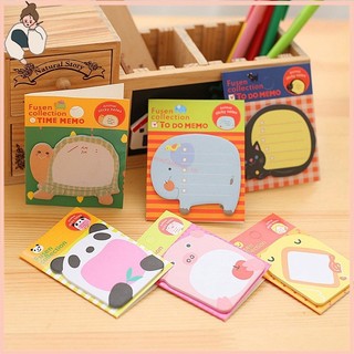 Giấy note ghi chú hình động vật cute