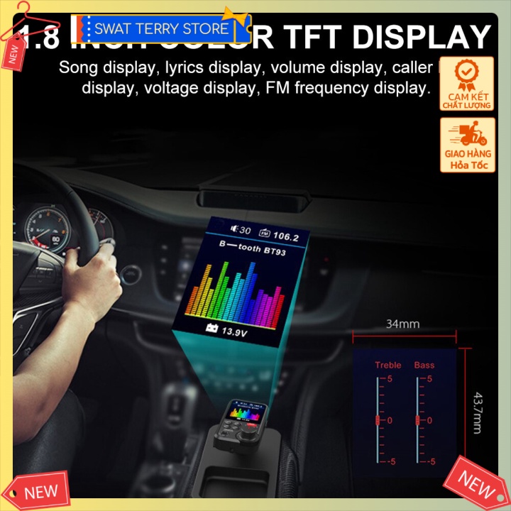 Máy Nghe Nhạc Lossless MP3, Phát FM Ô tô Noise-Reduction Bass Car Audio | BigBuy360 - bigbuy360.vn