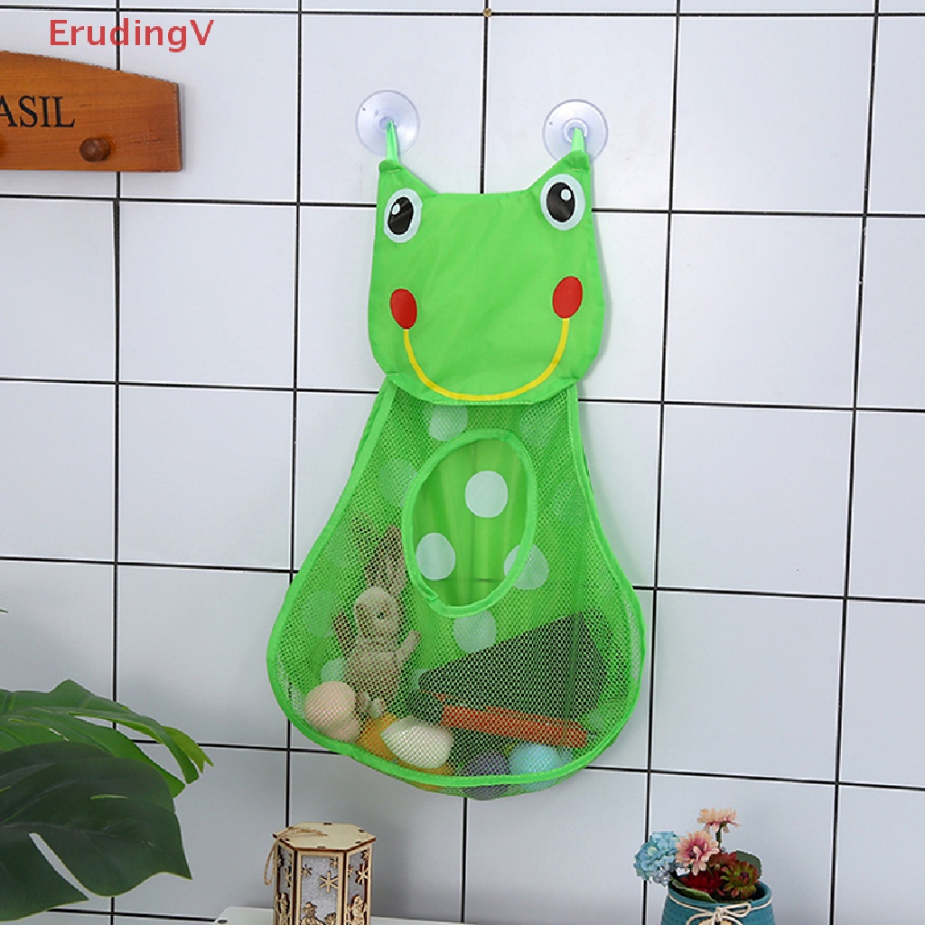 [ErudingV] Túi Lưới Đựng Đồ Chơi Phòng Tắm Thiết Kế Hình Động Vật Hoạt Hình Có Giác Hút Dành Cho Trẻ Em [Mới]