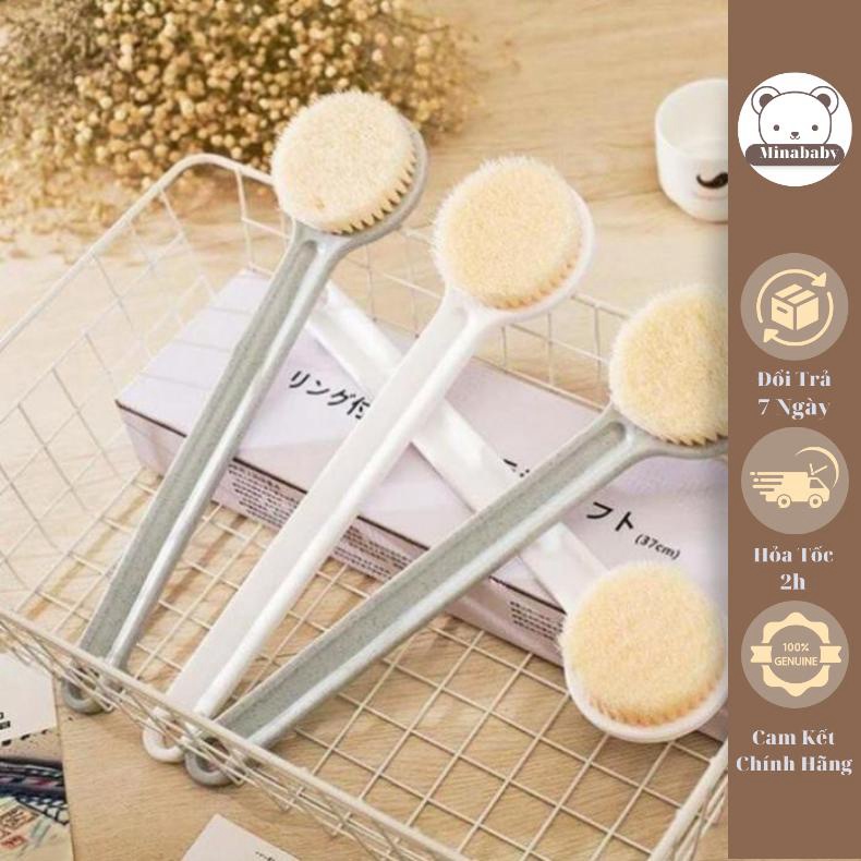 Cây Bàn Chải Cọ Lưng Chà Lưng Muji Nhật Bản Minababyvn