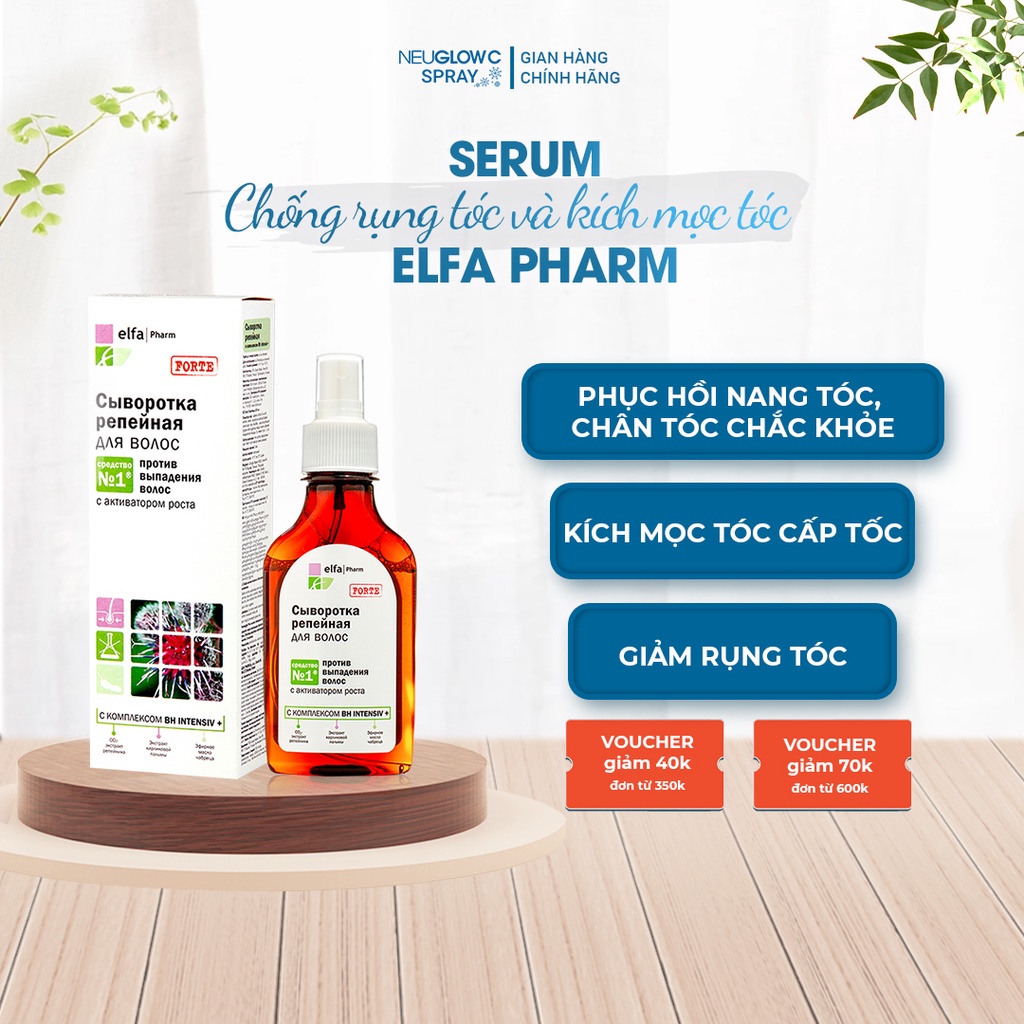 Serum kích thích mọc tóc Elfa Pharm 100ml kích thích mọc tóc, ngăn ngừa rụng tóc