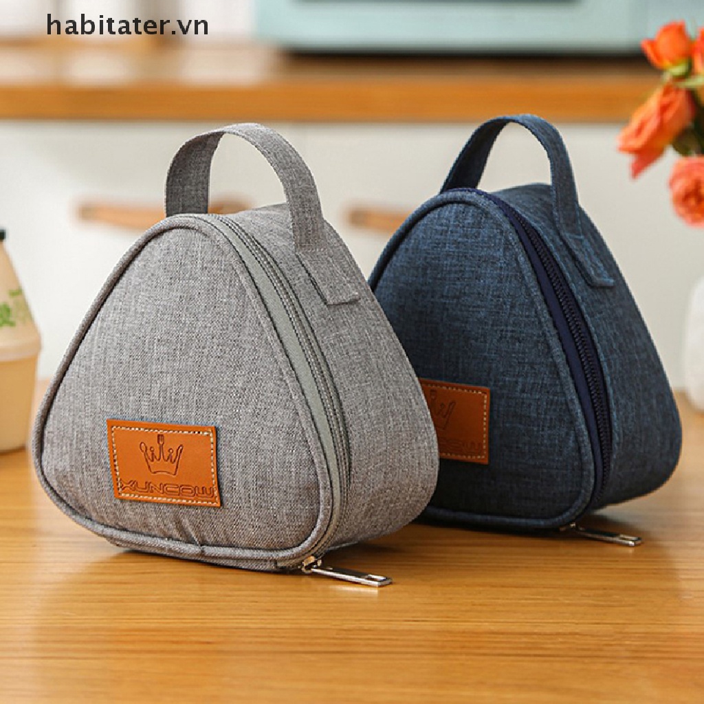 1 Túi Cách Nhiệt Đựng Cơm Trưa Hình Tam Giác