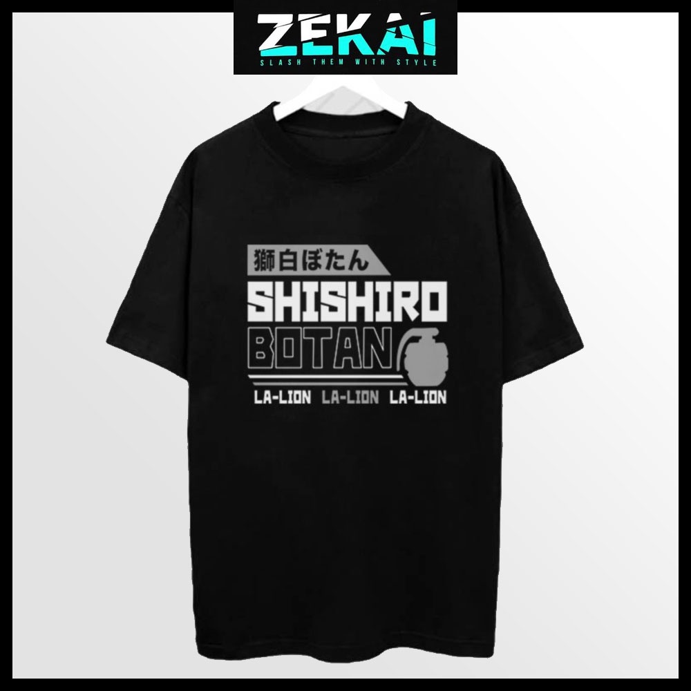 Áo thun in hình Hololive Shishiro Botan (Black) ngắn tay Anime độc đẹp giá siêu rẻ cực HOT