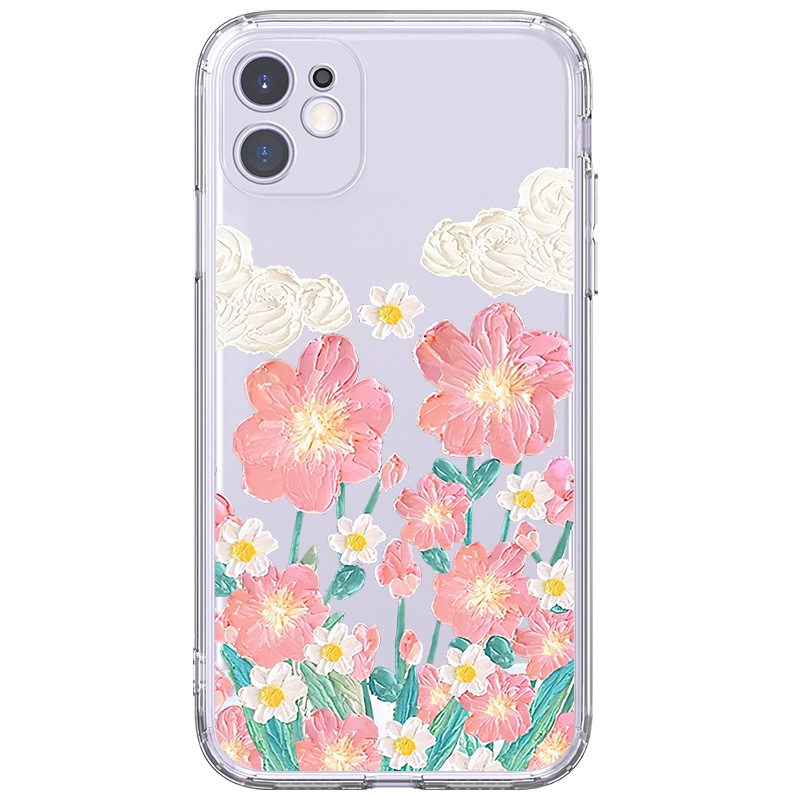 Ốp lưng JURSUE mềm chống sốc hình độc lạ dễ thương đẹp Cho iPhone 14 13 12 11 Pro Max SE 2020 X XR XS ip 8 7 Plus Y2913