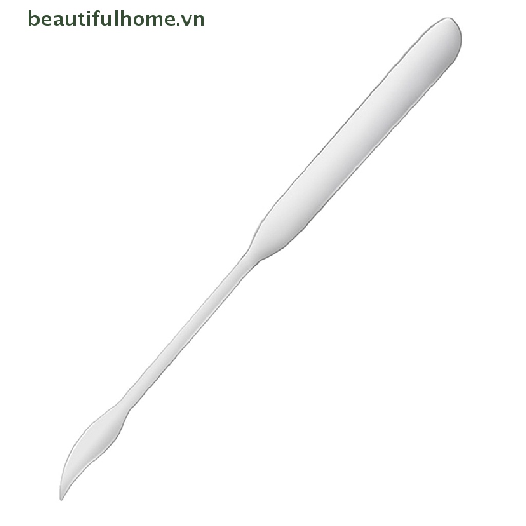 1 Dụng Cụ Trộn Mỹ Phẩm Bằng Thép Không Gỉ Hai Đầu