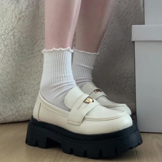 (SẴN - LÙI 1 SIZE) GIÀY LOAFER O50 ĐẾ CAO 6CM DÁNG CHUNKY