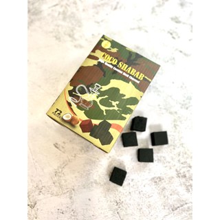 THAN SINH HỌC , THAN GÁO DỪA VIÊN VUÔNG 500G/HỘP (60 VIÊN)