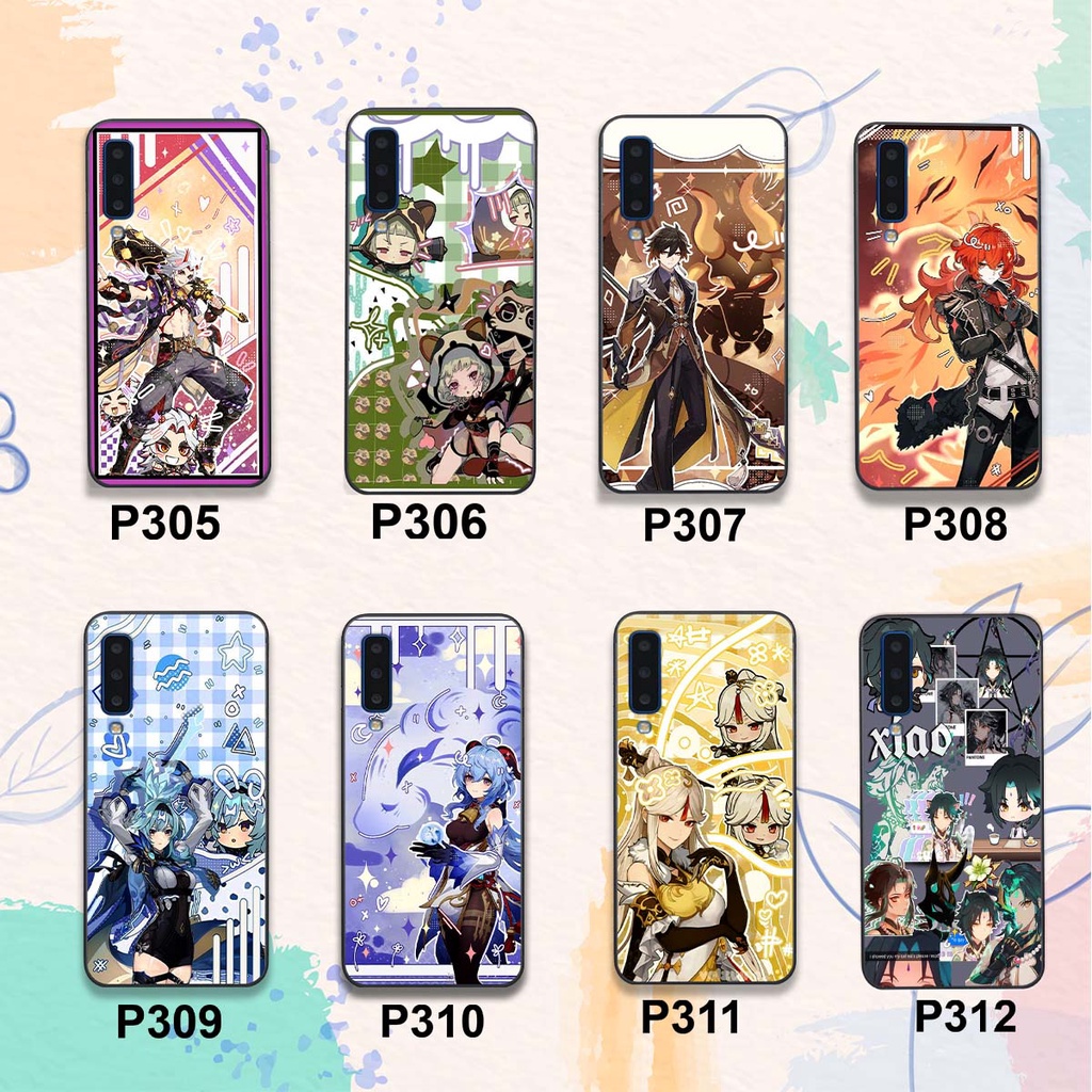 Ốp lưng điện thoại Samsung A7 2018 / A9 2018 bộ hình Anime siêu cute, siêu ngầu
