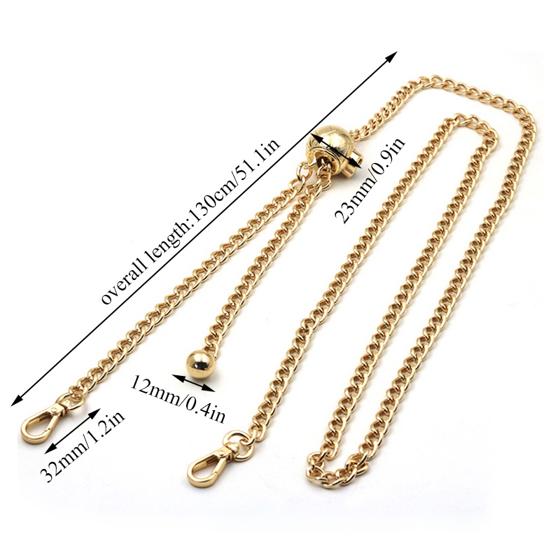 Dây Đeo Túi Xách Bằng Kim Loại Dễ Điều Chỉnh Thời Trang Dành Cho Nữ