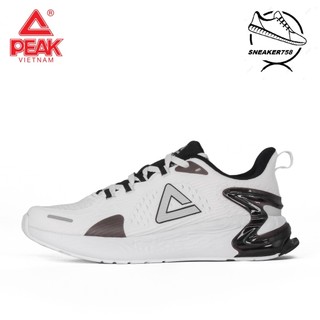 Giày chạy bộ peak running et21607h – màu trắng đen