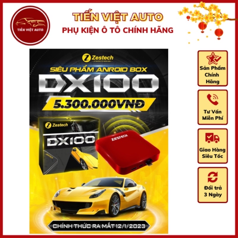 Bộ Android Box Zestech DX100 Dành Cho Ô Tô - Model 2023