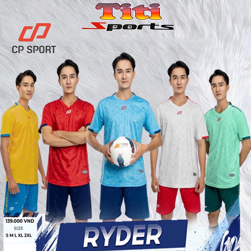 Quần Áo Bóng Đá CP RYDER Cao Cấp , Bộ Đồ Bóng Đá Không Logo Thầm Hút Mồ Hôi ,Mềm Mại