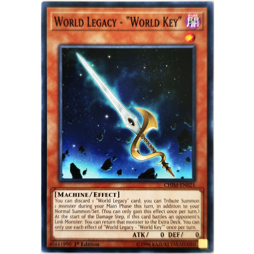 [Thẻ Yugioh] World Legacy - "World Key" |EN| Common